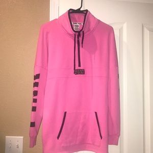 Pink Oversized Half Zip!